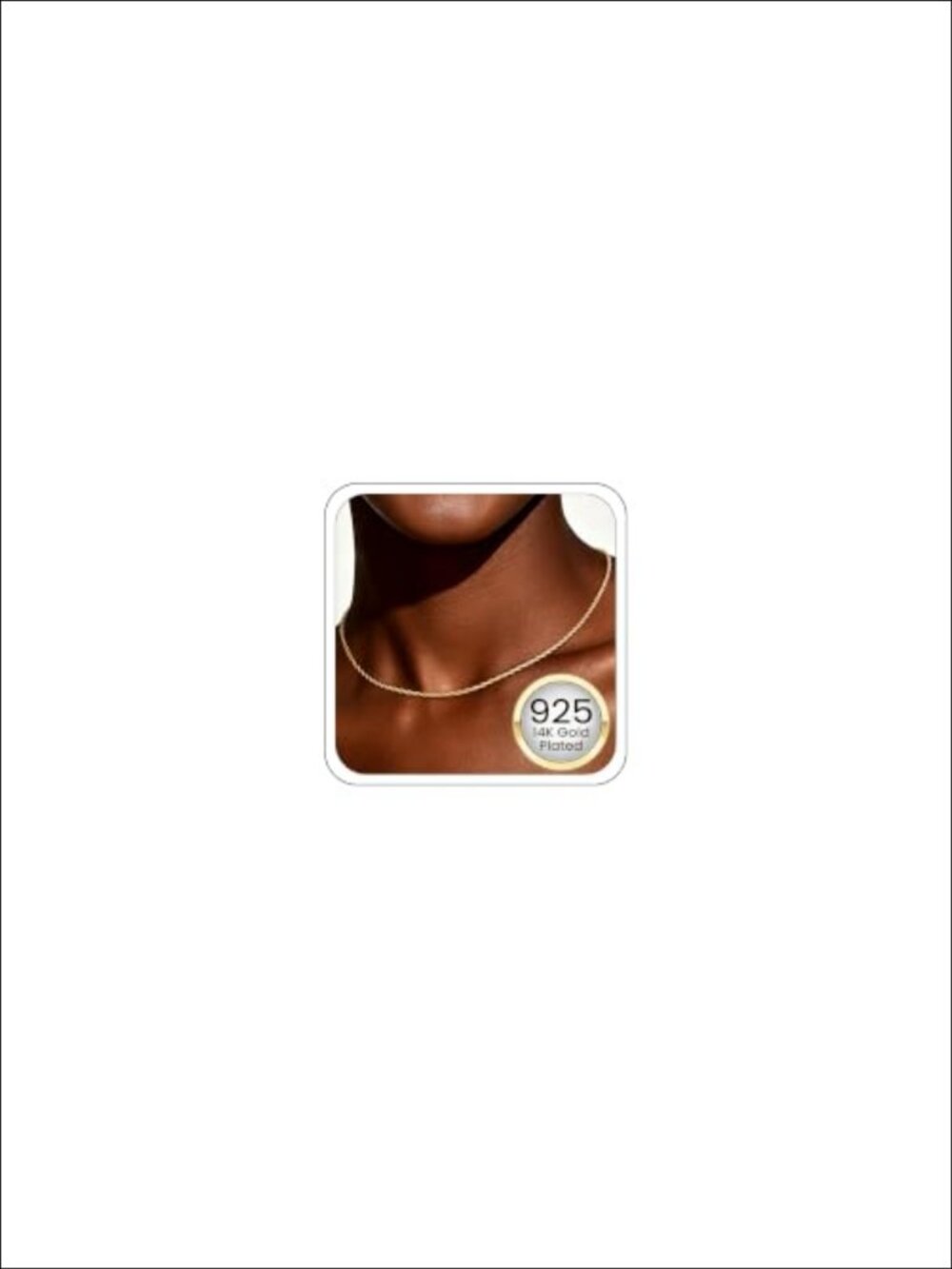 Sterling Silver Rope Chain Necklace 1.5mm Width Women's Jewelry